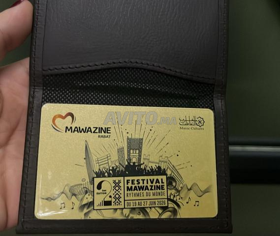 3 cartes gold mawazine rabat 21ème édition