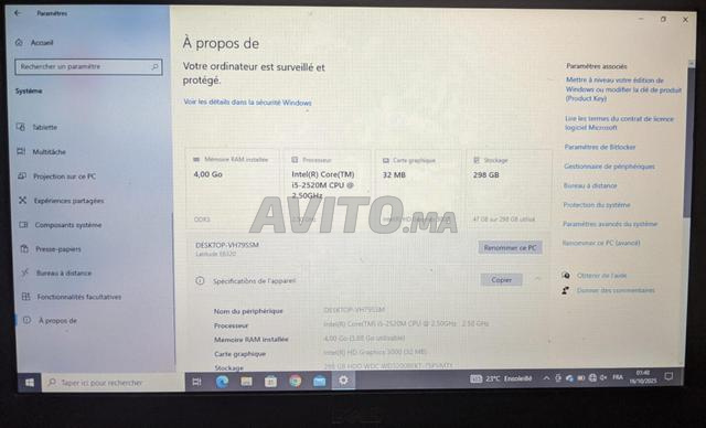 💻 Dell Latitude E6420 Core i5 - 4GB/298GB - 2