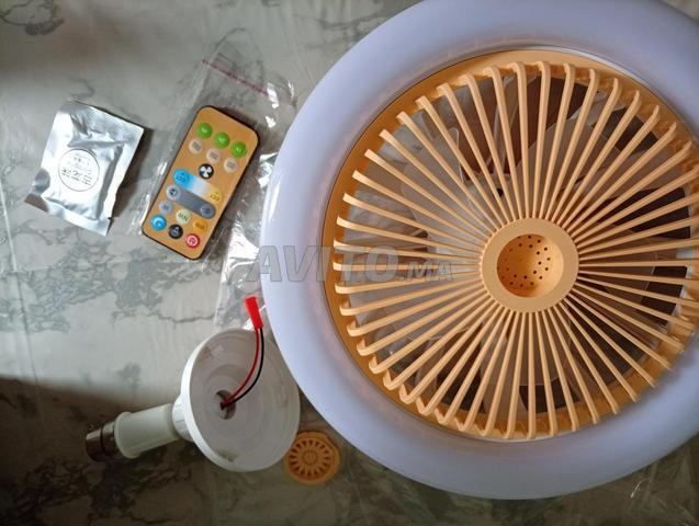 Ventilateur et lampe de plafond intelligents 2 en 1, économique et pratique