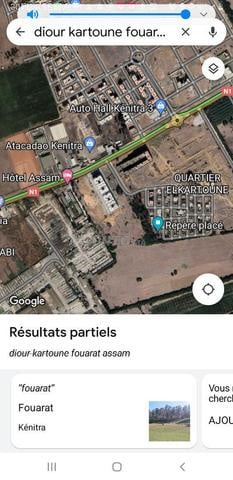 Terrain de 3 façades 380 m - 2