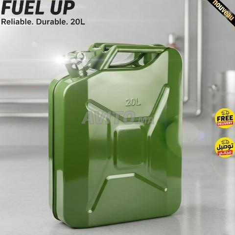 Bidon En Métal Vert De 20 L - وعاء معدني