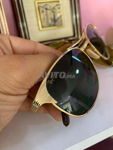 نظارات شمسية راي بان سيجنت فينتيج ذهبية - 2
