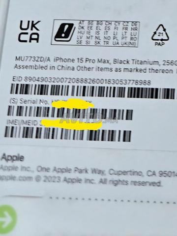 Iphone 15 pro max neuf - 2