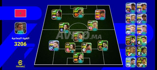 Je propose à la vente deux comptes dans le jeu PES Mobile à un prix raisonnable.