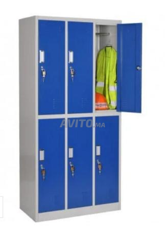Vestiaires métalliques monobloc 2 portes Maroc - 2
