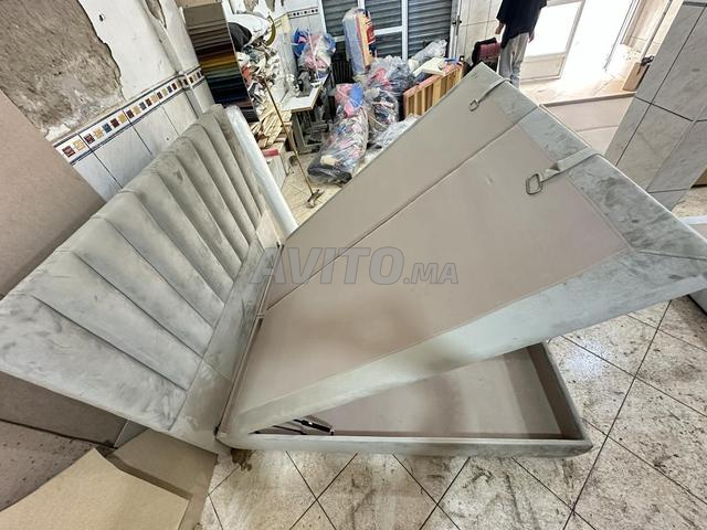 سرير 160/190 مع مساحة تخزين - 2