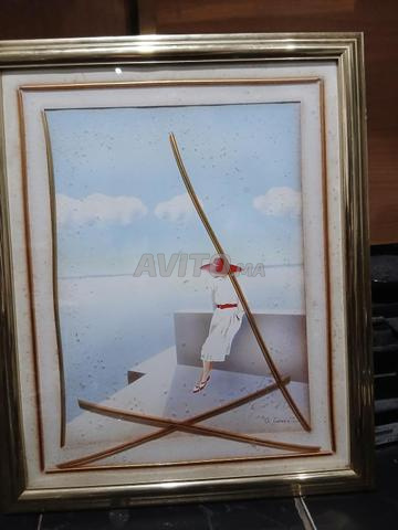 TRÈS ANCIEN TABLEAU PEINTRE G. GOMEZ - 2