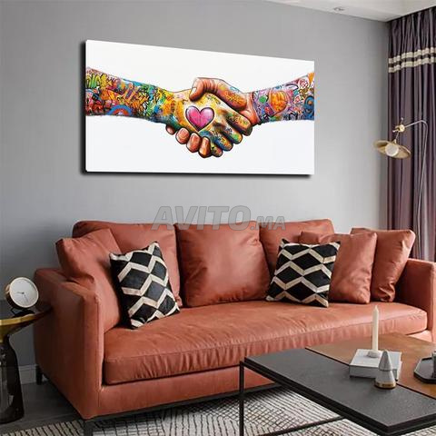 Tableau moderne, chambre, salon, cadre photo - 2