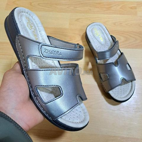 Sandale médicale pour femmes 💯 cuir confortable à porter - 2