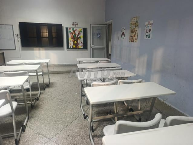 📢 طاولات مدرسية مزدوجة مستوردة