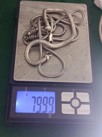 Chaîne et gourmette argent 925 . Prix 2400 dh - 2