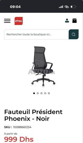 Fauteuil de bureau Ikea à vendre — 500 DH - 2