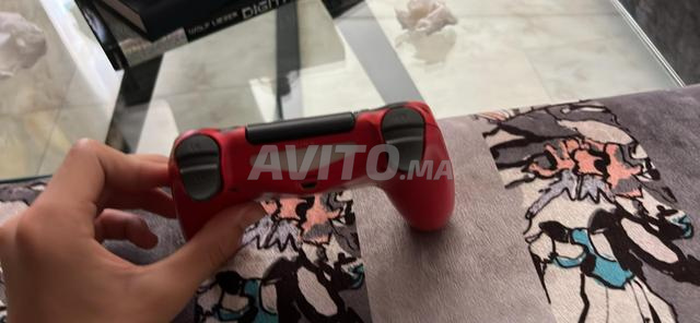 manette ps4 couleur rouge camo - 2