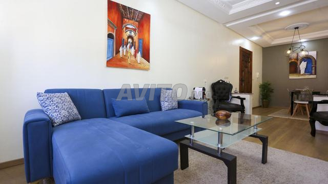 Appartement meublé capacité 6 personnes vue sur mer Rabat