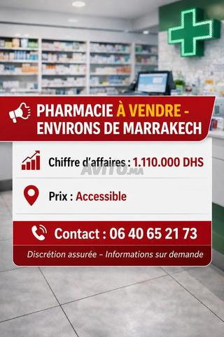 Pharmacie à vendre aux environs de Marrakech