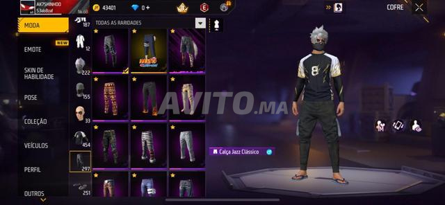 Compte Free Fire à vendre - 2