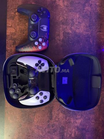 حزمة PS5 Slim، تلفاز، 2 يد تحكم Edge/عادية - 2