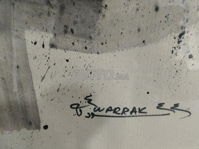 سبع لوحات مع شهادة الأصالة للفنان المغربي الوراق - 2