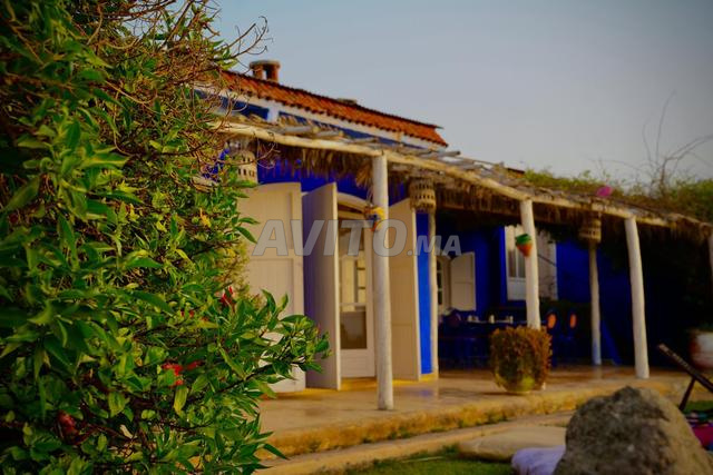 Cabanon bleu en front de mer Avec jardin terrasse
