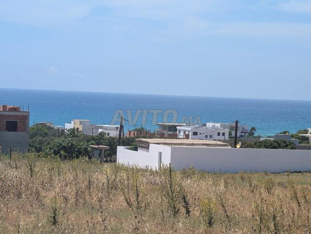 Terrain vue sur mer à Aqouass Briech Asilah