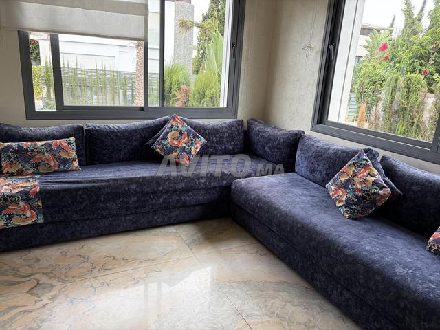 Salon marocain moderne en angle 355 × 300 cm - 2