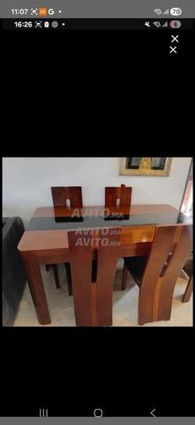 Grande table à manger 6 chaises - 2
