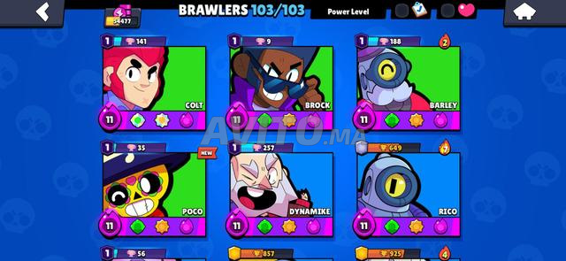 Compte Brawl Stars à vendre. - 2