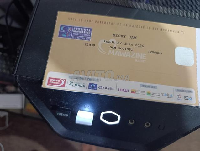 3 Billets Mawazine Nicky Jam - 2