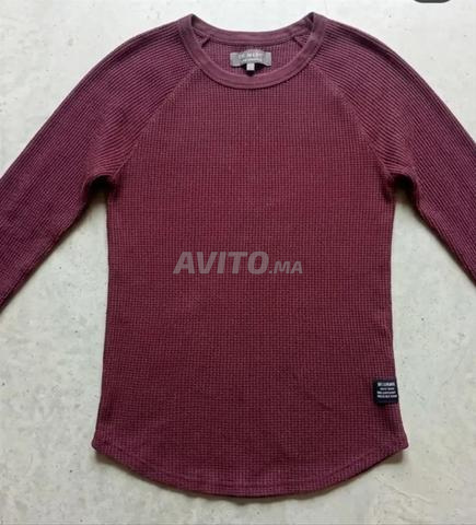Pull homme Primark - Couleur bordeaux - Taille Small - 2