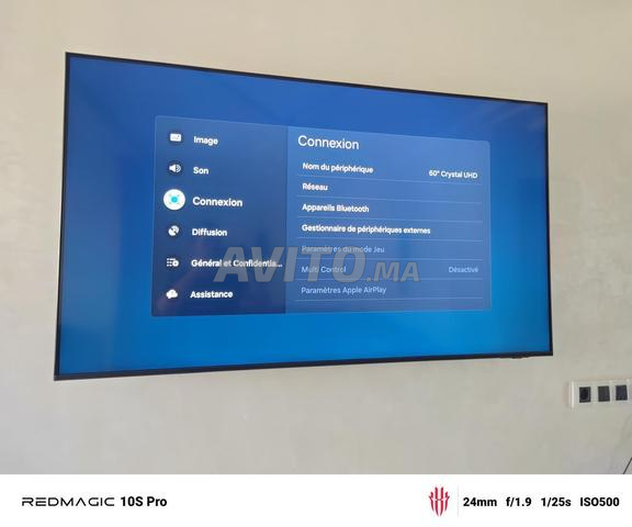 SMART TV LED 4K 60 POUCES UA60DU7000UXMV SAMSUNG NEUF - 2