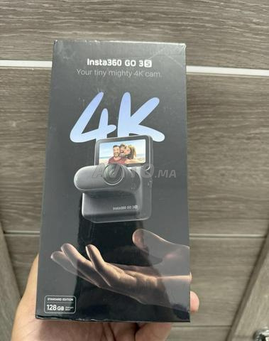 كاميرا Insta360 GO 3S بسعة 128 جيجابايت مع حافظة وملحقات سوداء