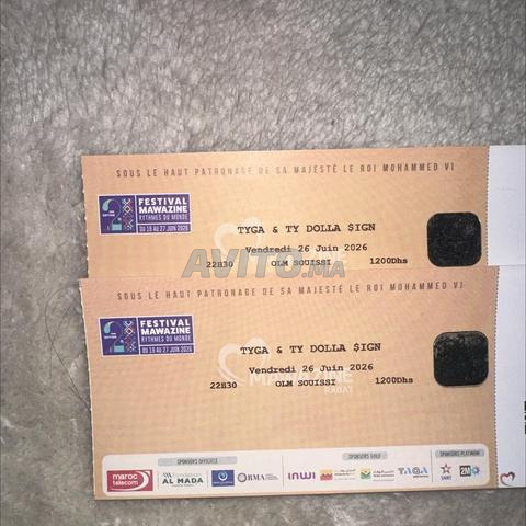 Ticket Gold Mawazine