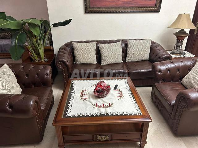 Fauteuil en cuir