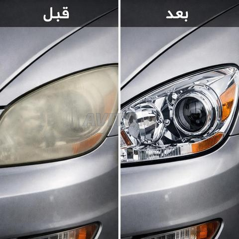 Lustrant pour phares de voiture et éliminateur de rayures