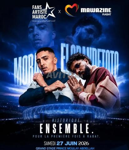 3x Billets 🎫 EL GRANDE TOTO & MORAD - 2