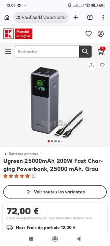 باور بانك Ugreen 25000mAh 200W جديد - 2