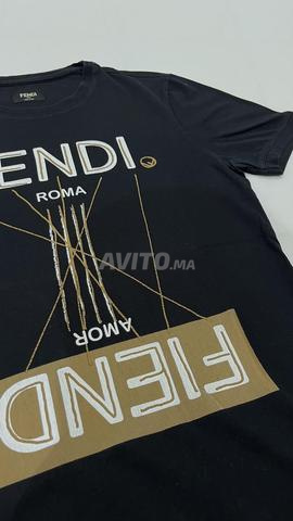 تيشيرت FENDI ROMA رجالي أسود - 2