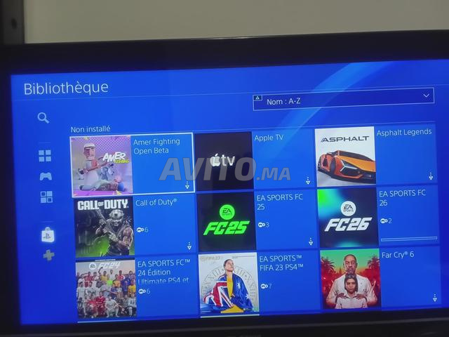 PS4 bon état 1800dh et online avec jeux - 2