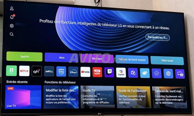 تلفزيون LG WebOS 65 بوصة 4K UHD