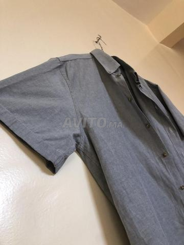 قميص بيبيس أزرق فينتاج مقاس L XL - 2