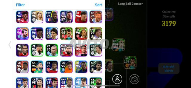Compte eFootball puissant à vendre | Force d'équipe 3179 | - 2
