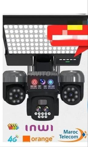 Caméra 4G Solaire 20 MP - 5 LENS 2 Panneaux 1XR
