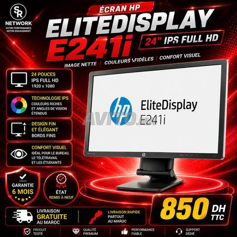 شاشة HP EliteDisplay E241i 24 بوصة Full HD ضمان 6 أشهر