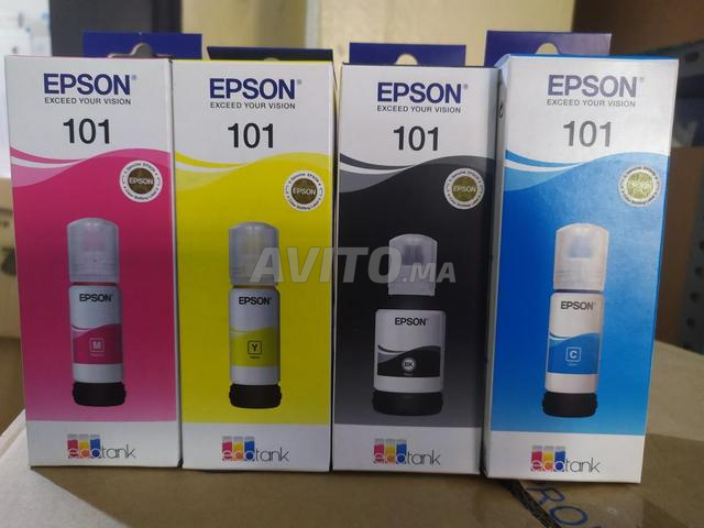حزمة 4 زجاجات حبر أصلية Epson 101 - جديدة - 2