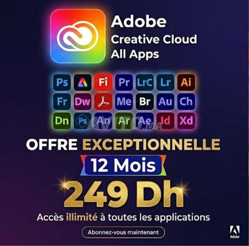 Adobe Creative Cloud 12 Mois – Pack Design Premium