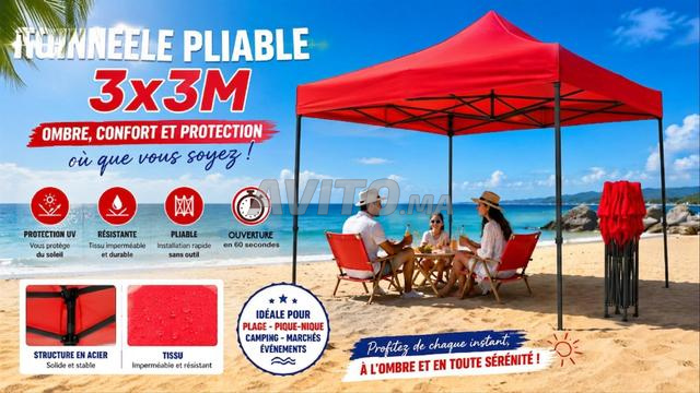 Barnum Pliable & imperméable Pro 3Mx3M ROUGE