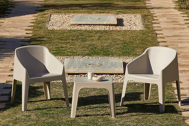 SET DE JARDIN Garbar 2 CHAISES ET TABLE - 2