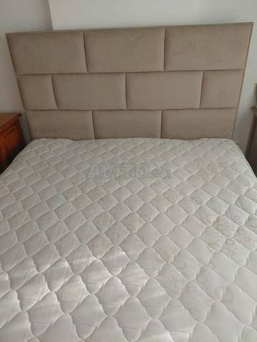 سرير مزدوج 160x200 مع مرتبة - 2