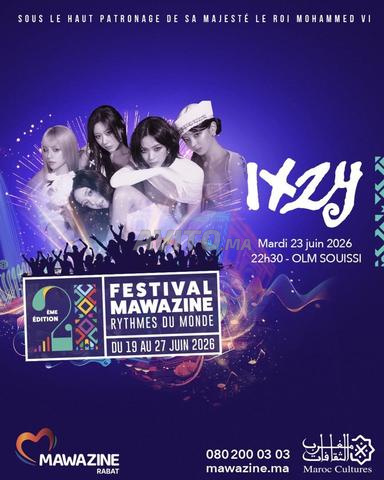 تذكرة Itzy Mawazine