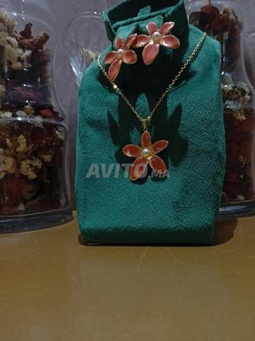 Bijoux Fleur Émaillée Couleur Tendance - Neuf - 2